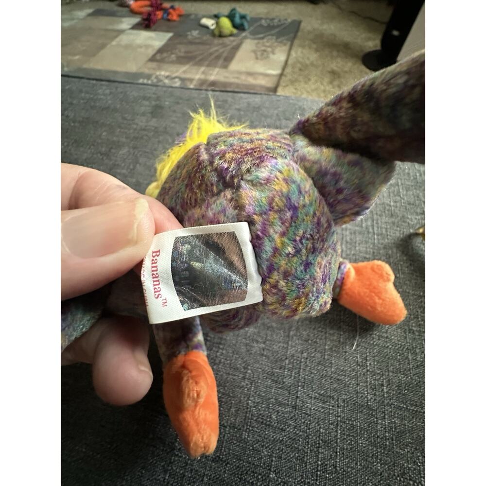 TY Beanie Baby Bananas Ape Orangutan plush Animal toy Vtg 2000 - Picture 5 of 8